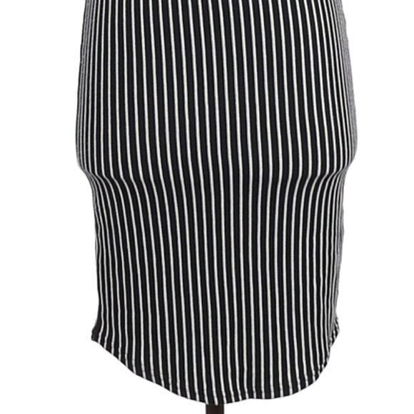 ASOS Blue &White stripe jersey Dress Size 0 - Picture 7 of 9